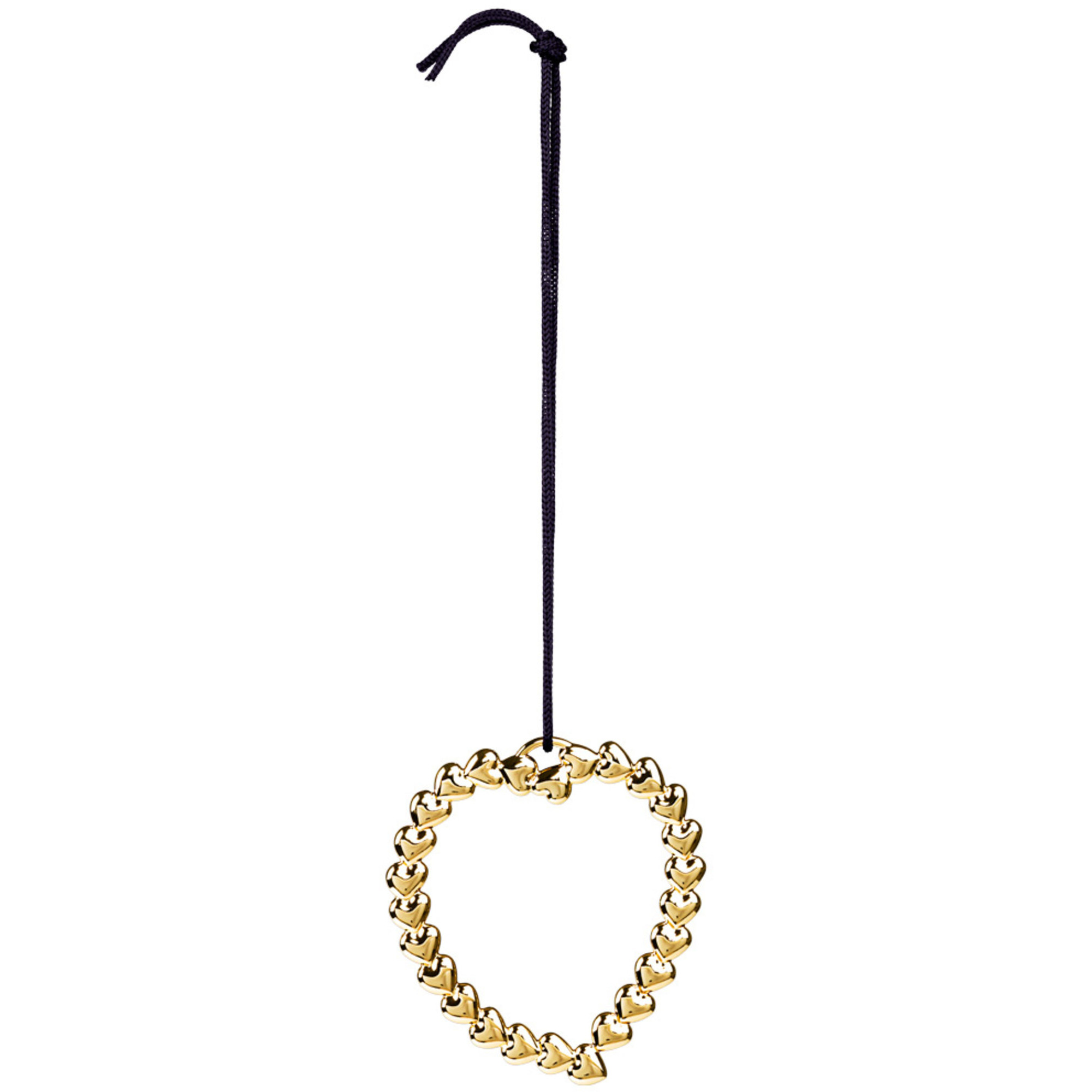 Rosendahl Hjertekrans 6 cm Forgylt
