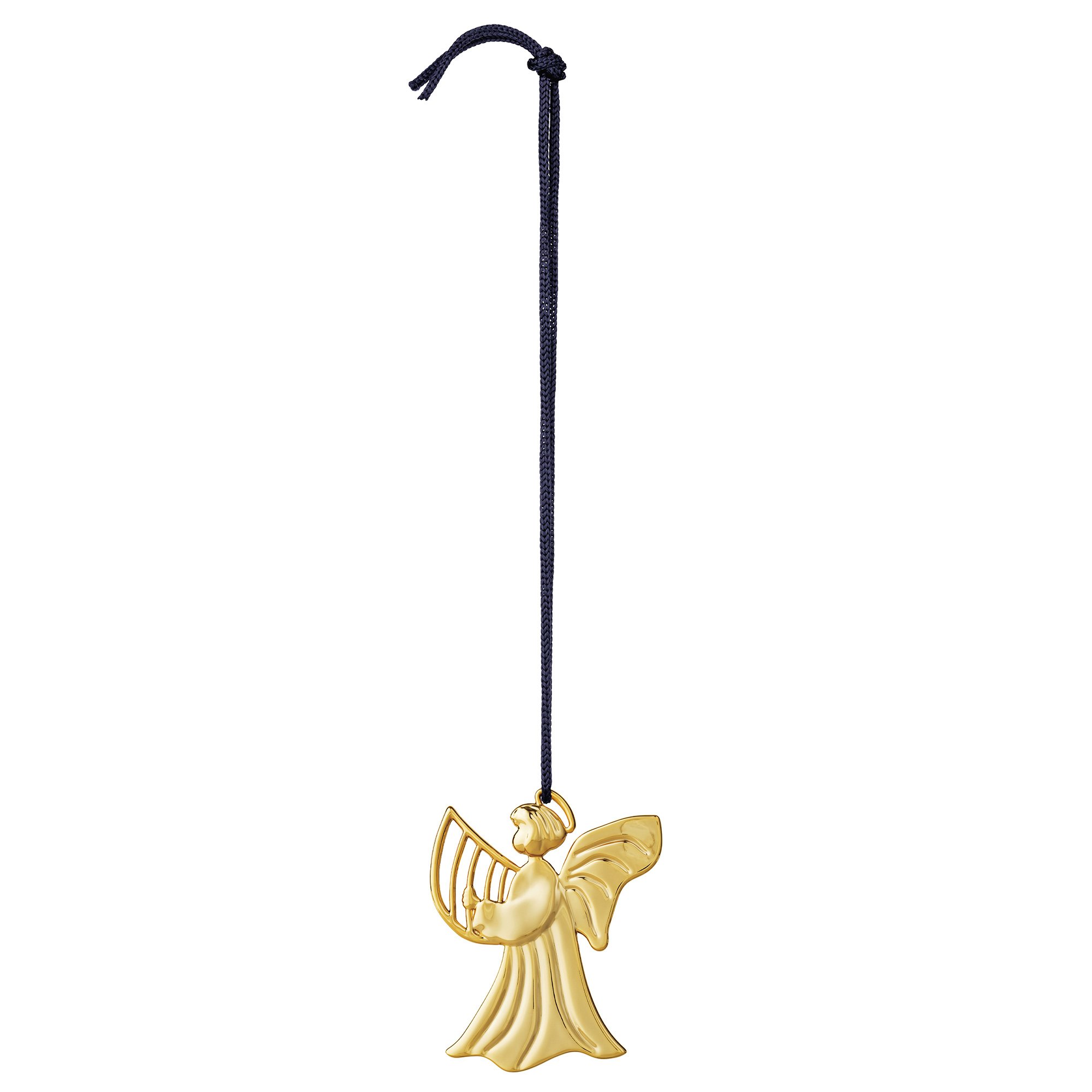 Rosendahl Engel med harpe ornament, gull
