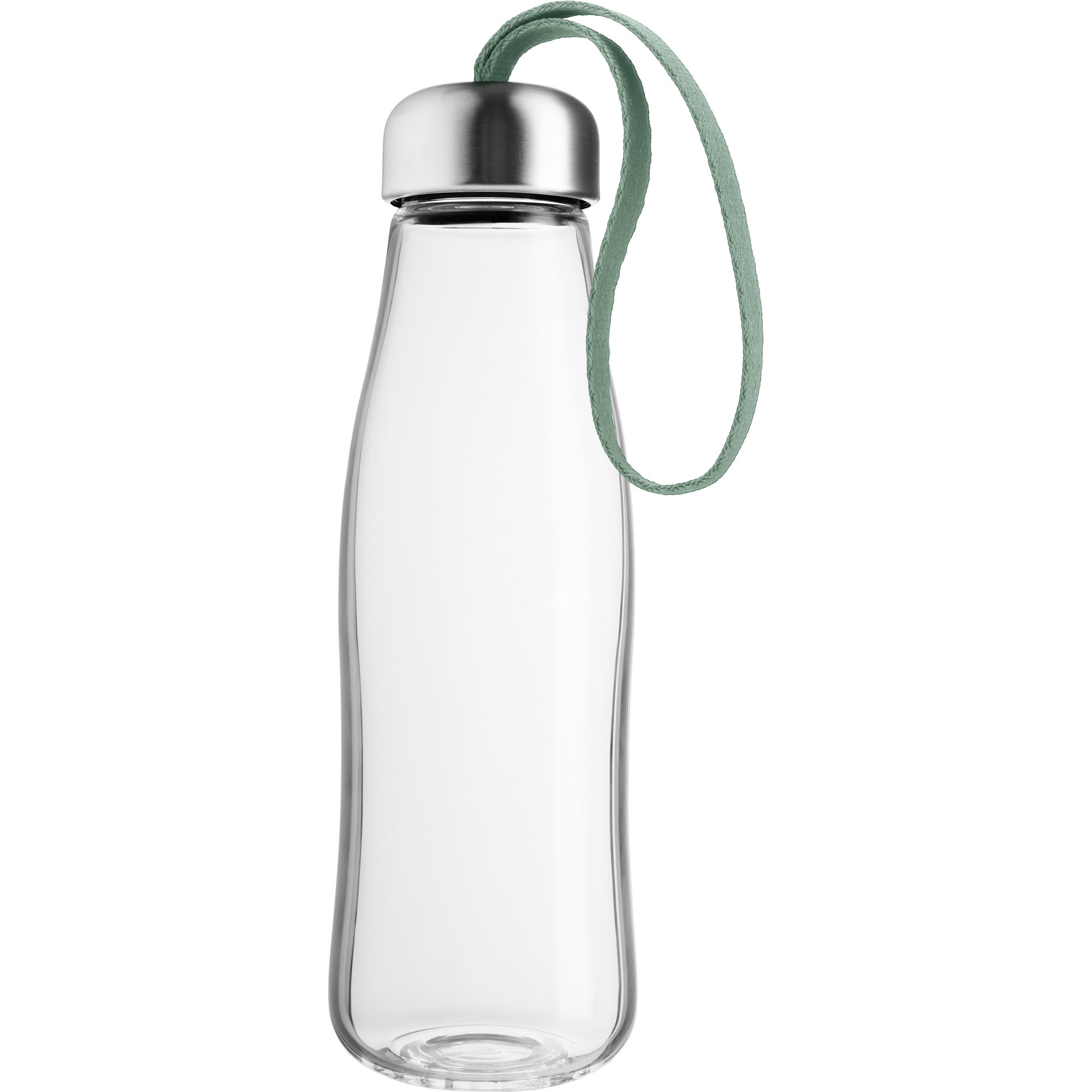 Eva Solo Drikkeflaske Glass 0,5 liter, Faded Green