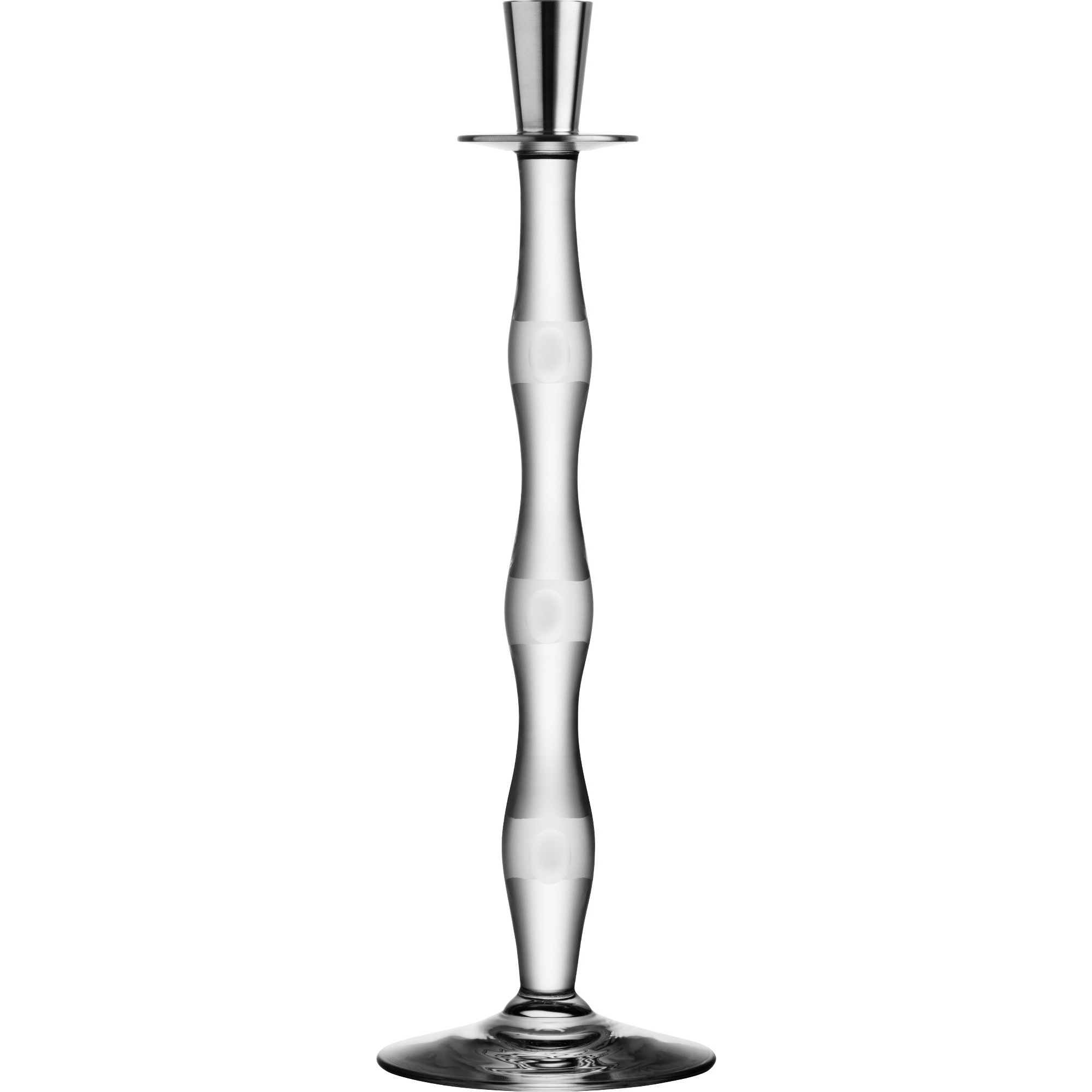 Orrefors Celeste Lysestake med skjær, 37 cm