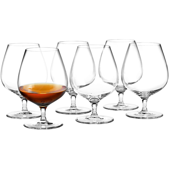 Holmegaard Cabernet Konjakkglass 63 cl 6 stk, Klar