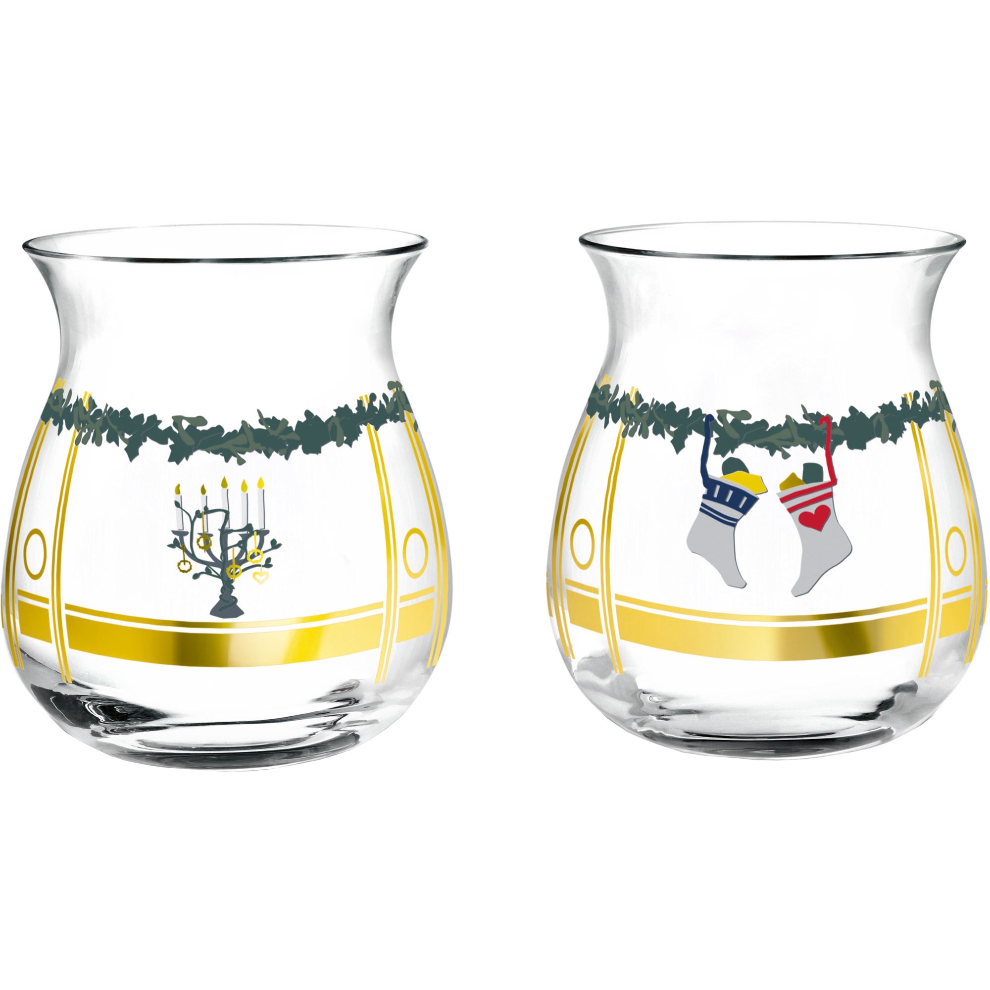 Holmegaard Christmas Julelyslykt 2 stk.