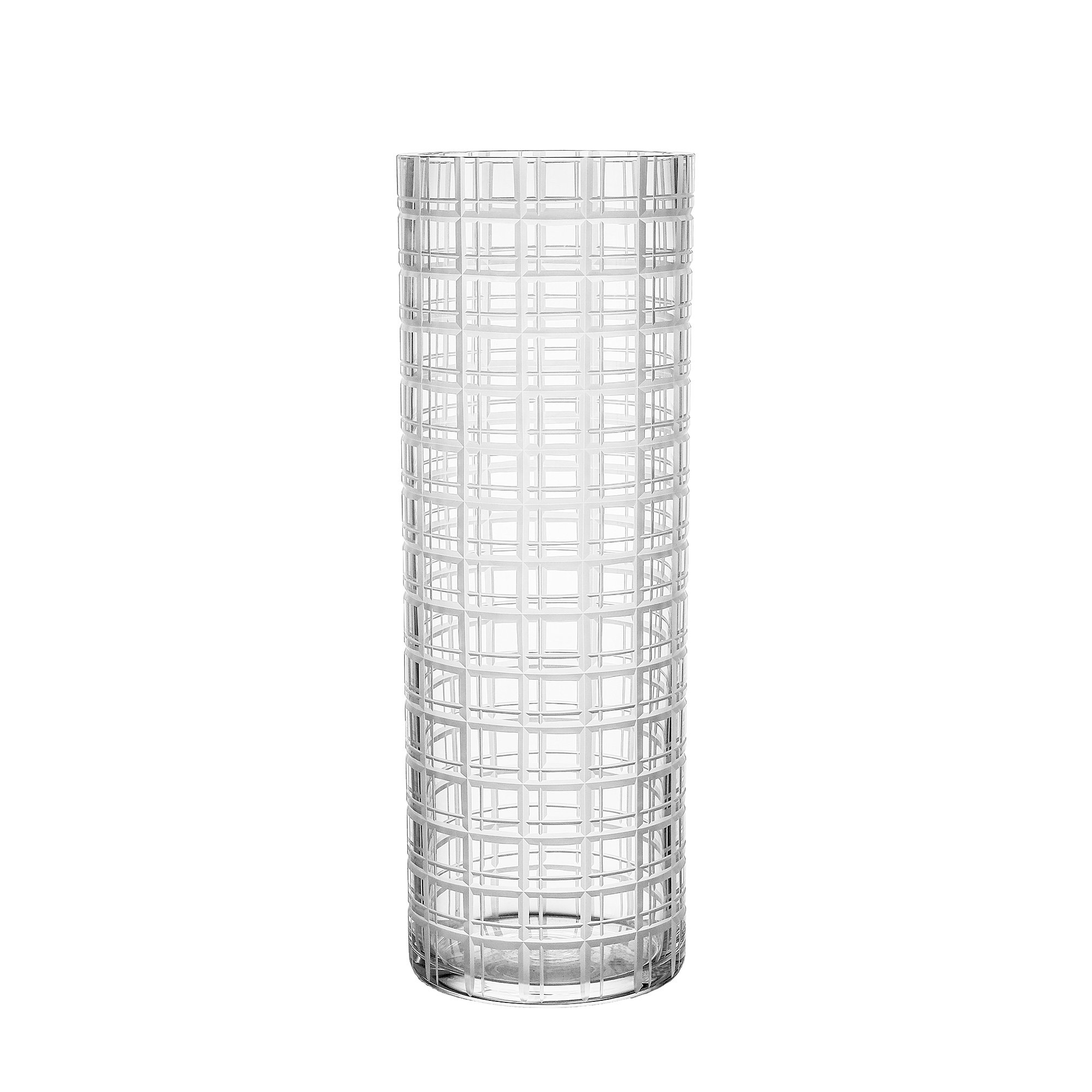 Orrefors Cut in Number Vase 33 cm.
