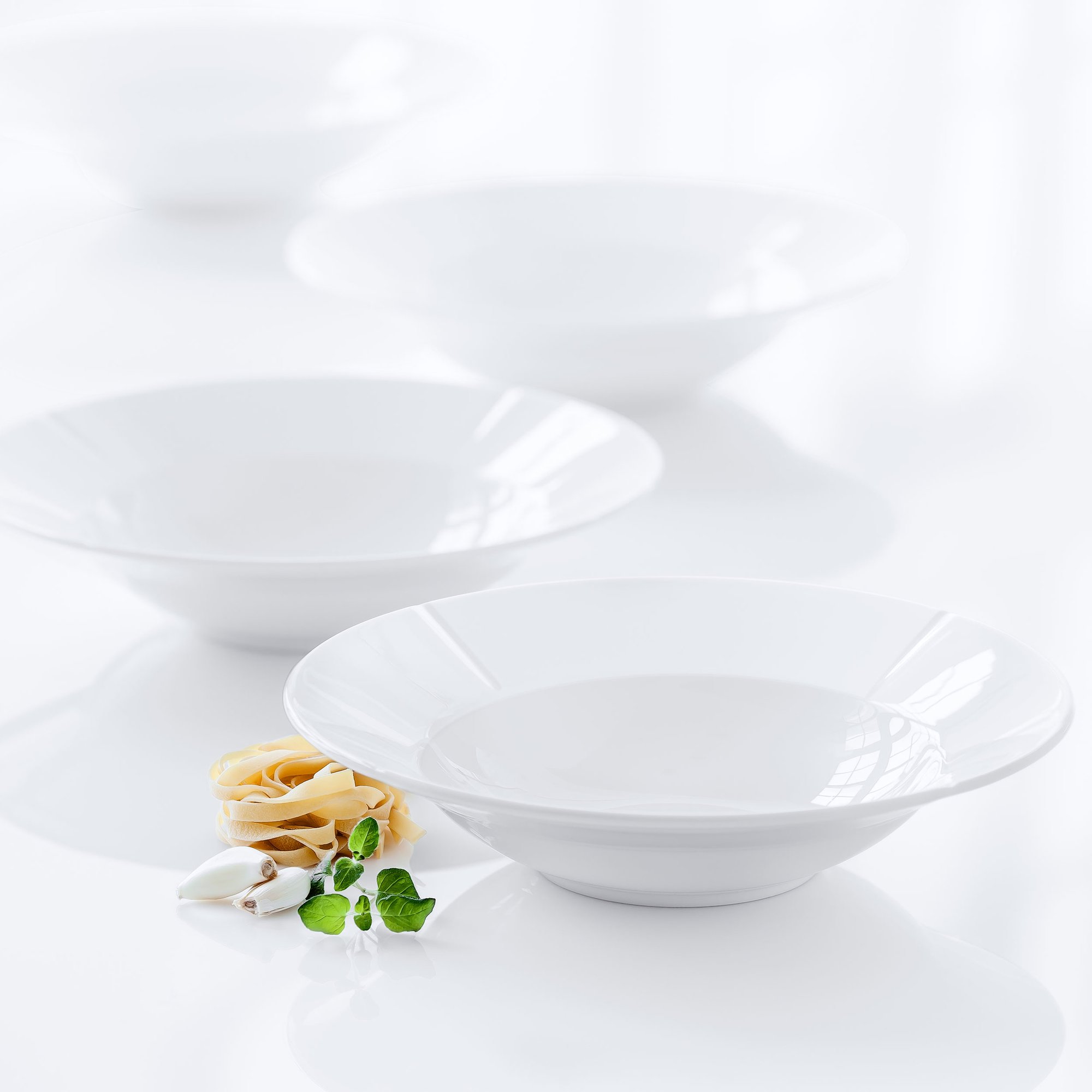 Rosendahl Grand Cru Dyp Tallerken Ø24,5 cm 4 stk, Hvit