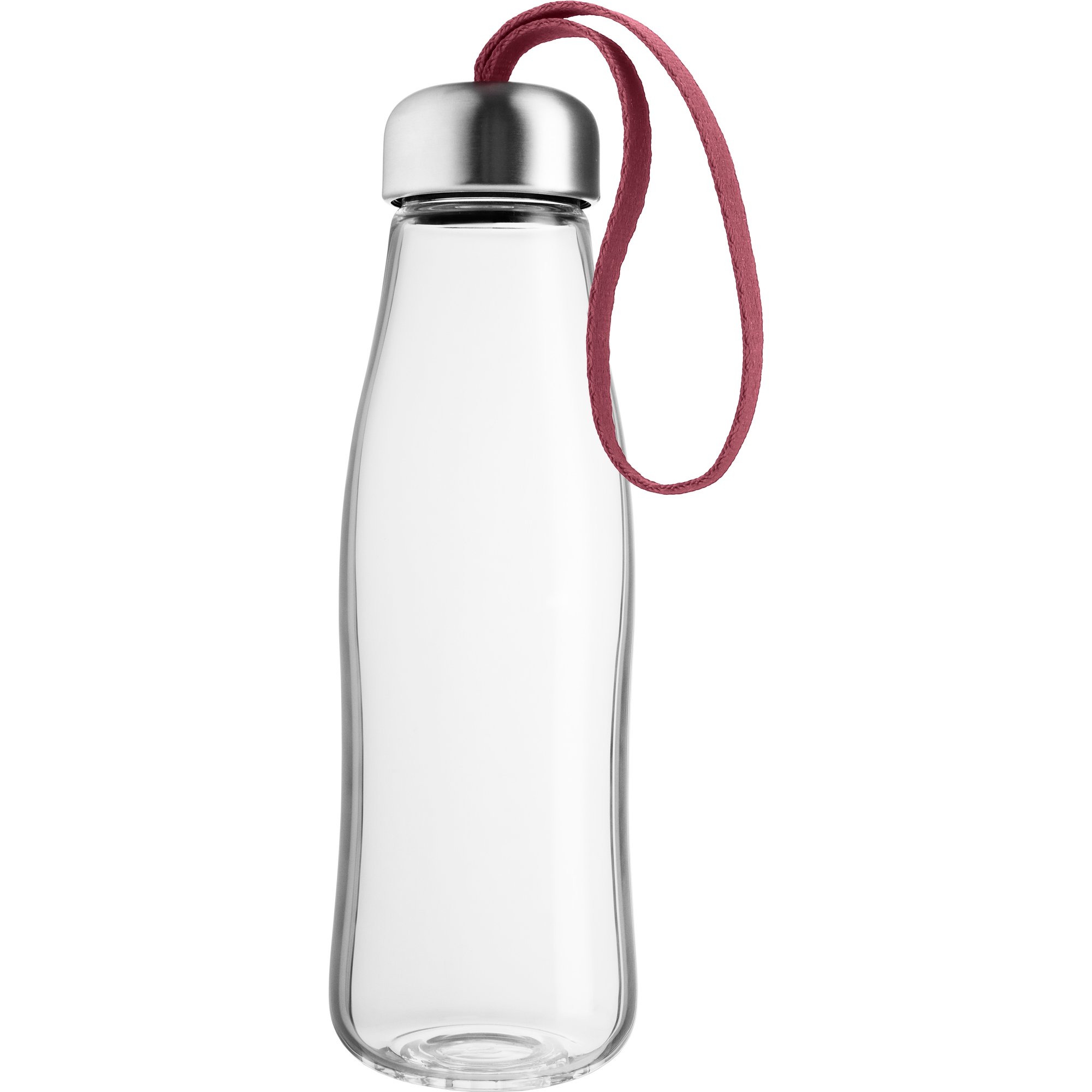 Eva Solo Drikkeflaske Glass 0,5 liter, Pomegranate