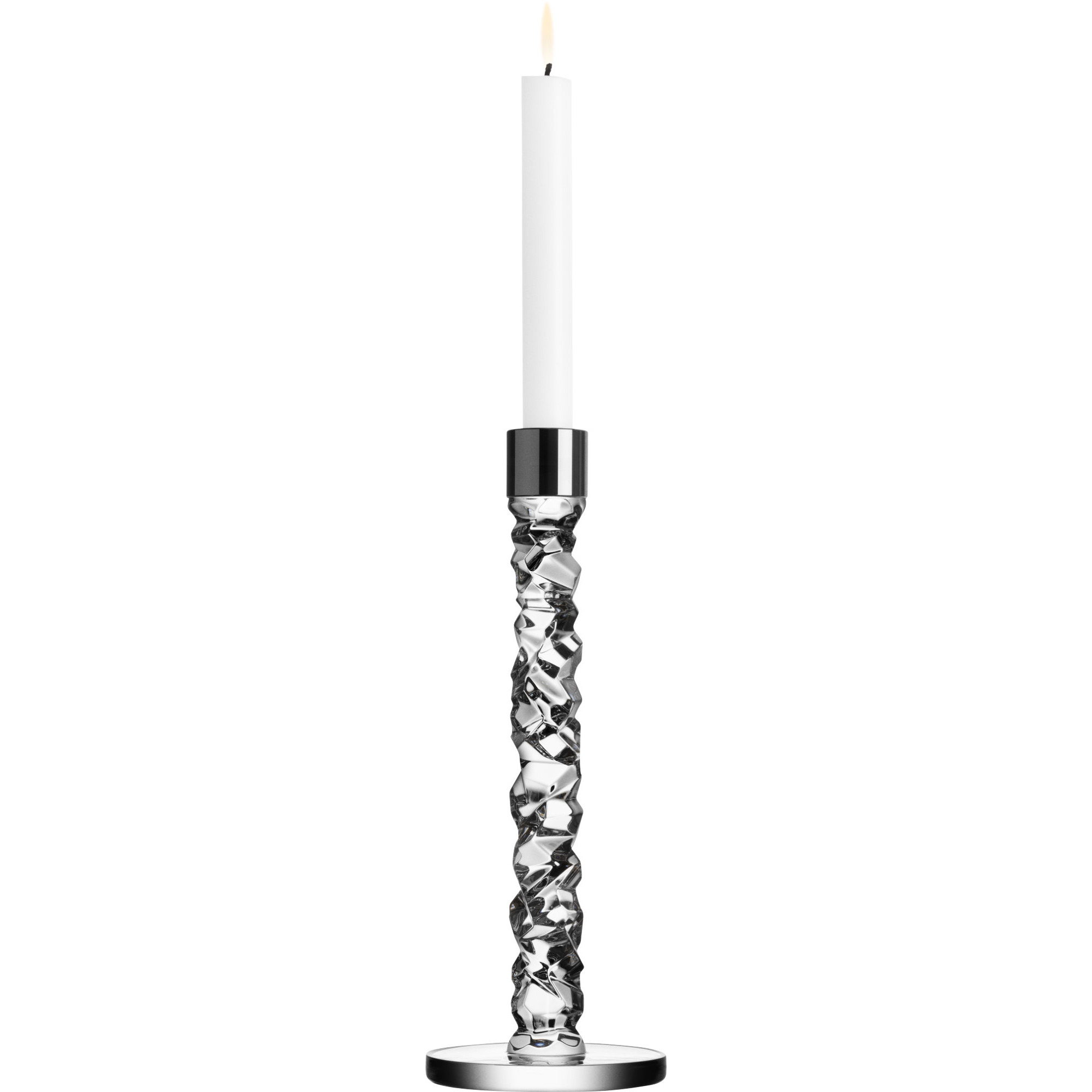 Orrefors Carat Lysestake 29,7 cm