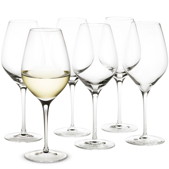 Holmegaard Cabernet Hvitvinsglass 36 cl 6 stk, Klar